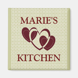 CUSTOM KITCHEN MAGNET..ADD YOUR NAME MAGNET