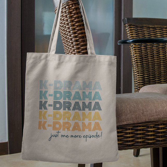 Custom Korean Drama Lover Just One More Episode To Tote Bag (Creator Uploaded)