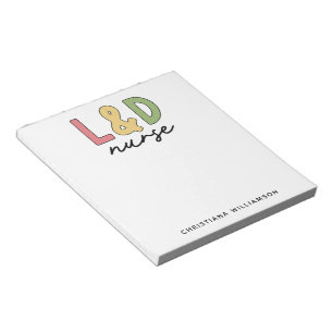 Custom L and D Nurse Labour and Delivery Nurse Notepad