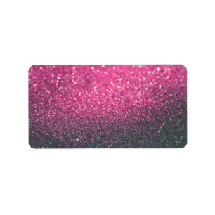 Custom Label - Pink Lit Nite Glit Fab