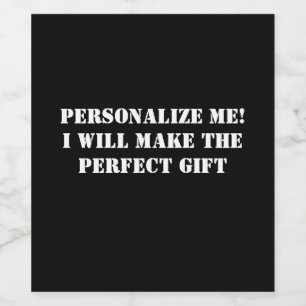 *Custom label* Wine Label