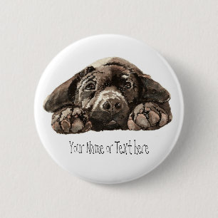 Custom Labrador Retriever - Dog Collection 6 Cm Round Badge