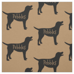 Custom Labrador Retriever Dog Fabric