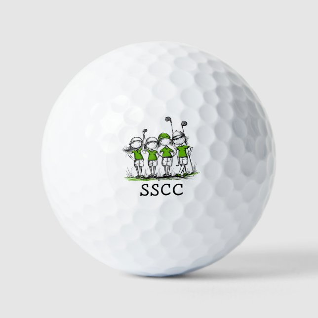 Custom Ladies Golf League Golf Ball (Front)