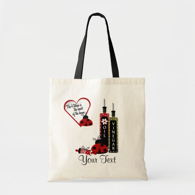Custom Lady bug4  Tote Bag (Front)