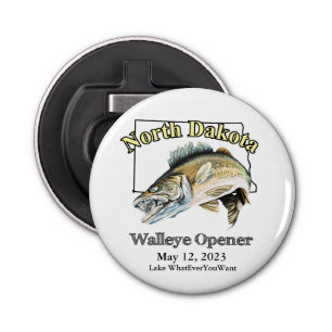 Custom Lake and Date North Dakota Walleye Opener