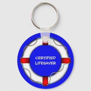 Custom Lake Certified Lifesaver Key Ring