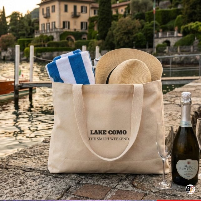 Custom Lake Como The Smith Weekend Personalised De Mini Tote Bag (Creator Uploaded)