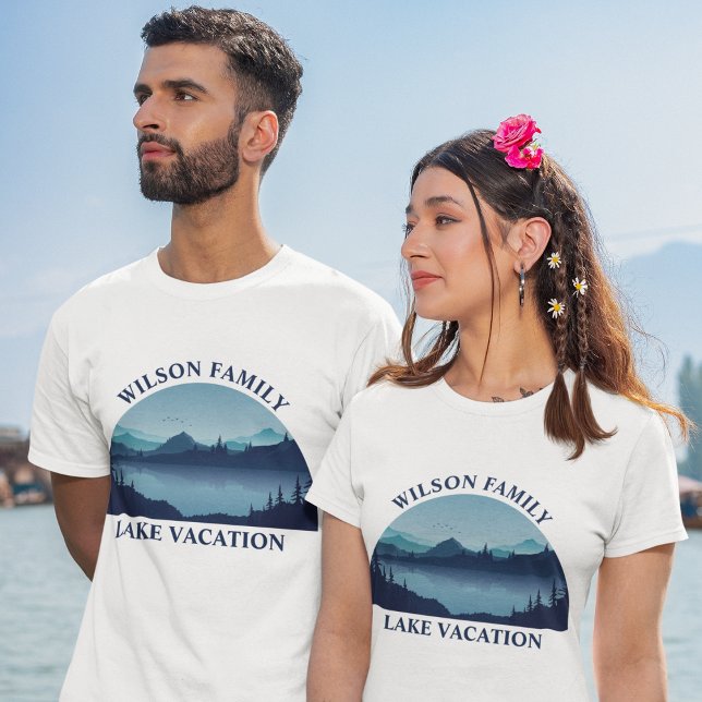 Custom Lake House Family Reunion Summer Vacation T-Shirt (Creator Uploaded)