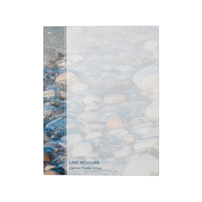 Custom Lake House Memories Page Notepad (Rotated)