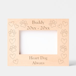 Custom Landscape Pet Memorial Laser Engraved Frame