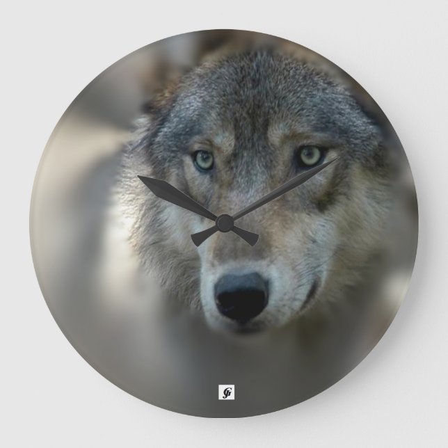 Custom Large Round Wall Clock (Front)