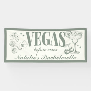 Custom Las Vegas Bachelorette Party Personalised Banner