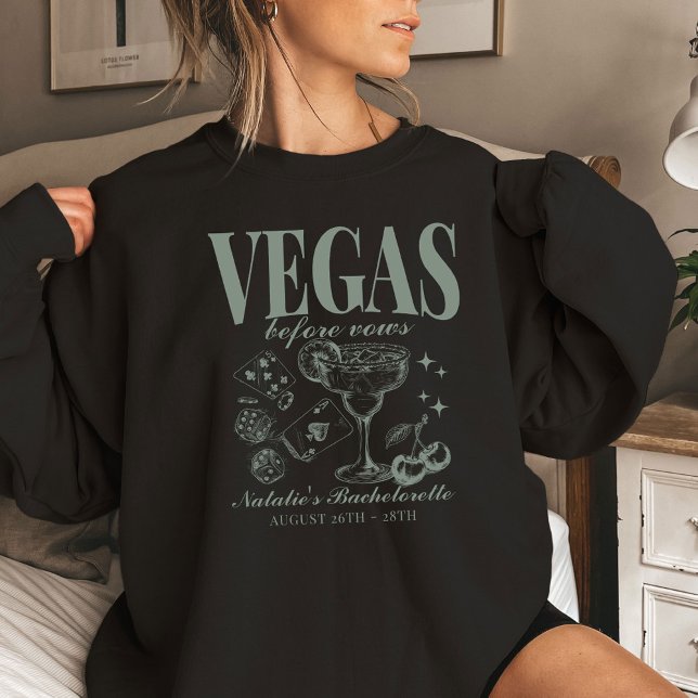 Custom Las Vegas Bachelorette Party Personalised Sweatshirt (Creator Uploaded)