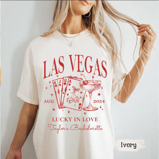 Custom Las Vegas Bachelorette Party Personalised T-Shirt