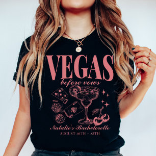 Custom Las Vegas Bachelorette Party Personalised T-Shirt
