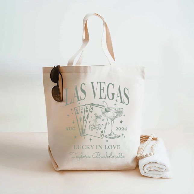 Custom Las Vegas Bachelorette Party Personalised Tote Bag (Creator Uploaded)