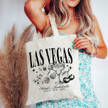 Custom Las Vegas Bachelorette Party Personalised Tote Bag<br><div class="desc">Celebrate your unforgettable Las Vegas bachelorette party with our Custom Las Vegas Bachelorette Party Personalised Tote Bags. These chic and stylish tote bags are designed to capture the vibrant energy of a Vegas bachelorette, making them the perfect accessory for your celebration. Featuring retro casino-inspired designs, these tote bags set the...</div>