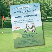 Custom Last Swing Golf Theme Bachelor Par-tee