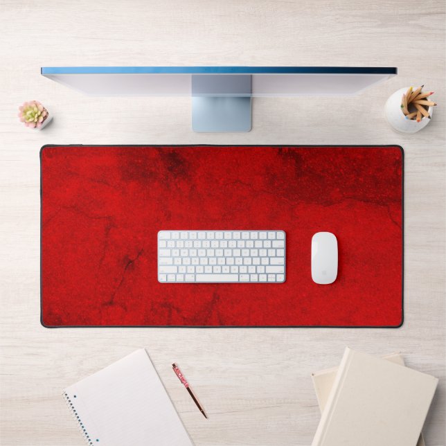 Custom Lava Red Desk Mat - Bold & Fiery (Office 1)