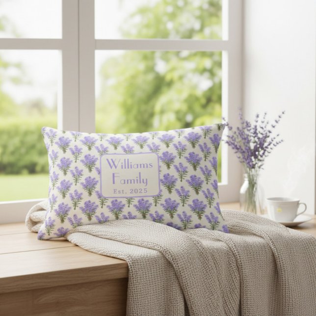 Custom Lavender Bunches  Decorative Cushion (Creator Uploaded)