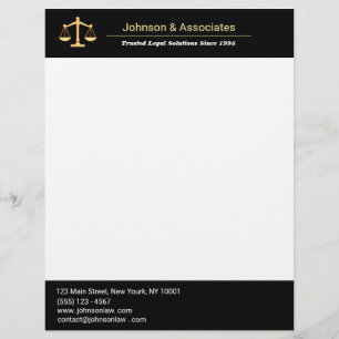 Custom Law Firm  Custom Letterhead