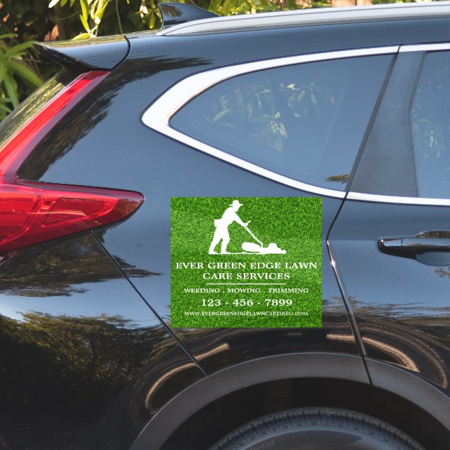 Custom Lawn Care Promotional Vinyl (Car Side)