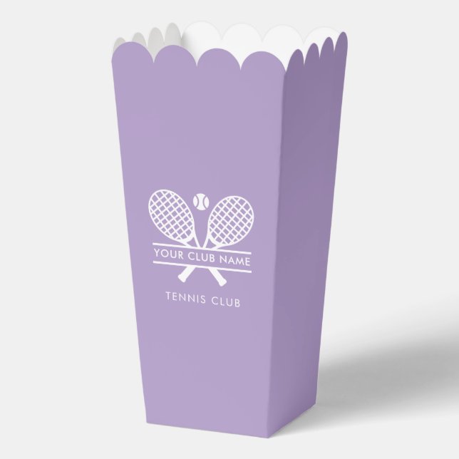 Custom Lawn Tennis Club Name Team Players Favour Box (Back)