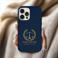 Custom Lawyer Phone Case Gift for Law Student
