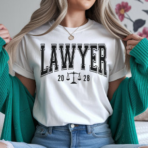 Custom Lawyer Shirt, Law School Graduation Gift T-Shirt