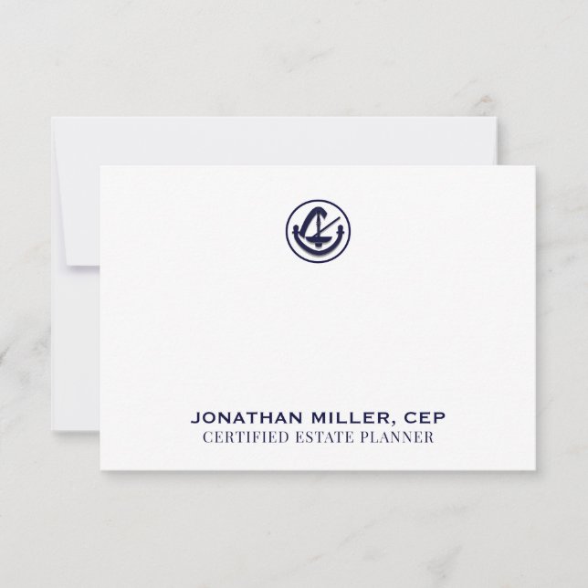 Custom Legal Logo Note Card Print or Digital (Front)