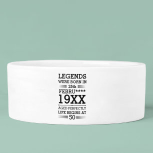 Custom Legends Were Born in Date Month Year Age