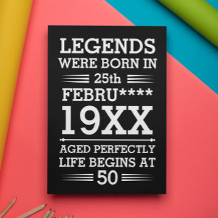 Custom Legends Were Born in Date Month Year Age Letterhead