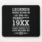 Custom Legends Were Born in Date Month Year Age