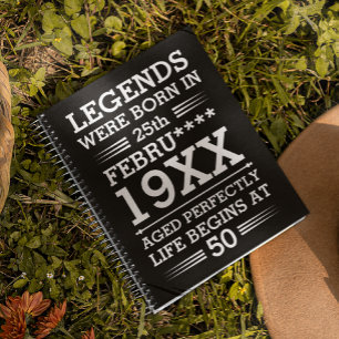 Custom Legends Were Born in Date Month Year Age Planner