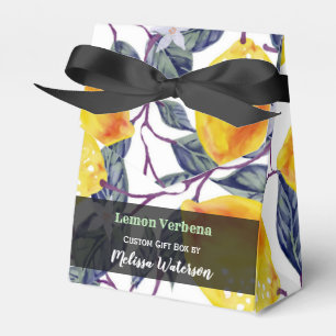 Custom Lemon Greenery Product Gift Box   Packaging