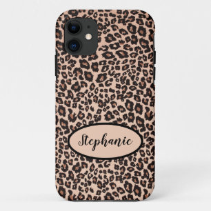 Custom Leopard Animal Print Cell Phone Case iPhone