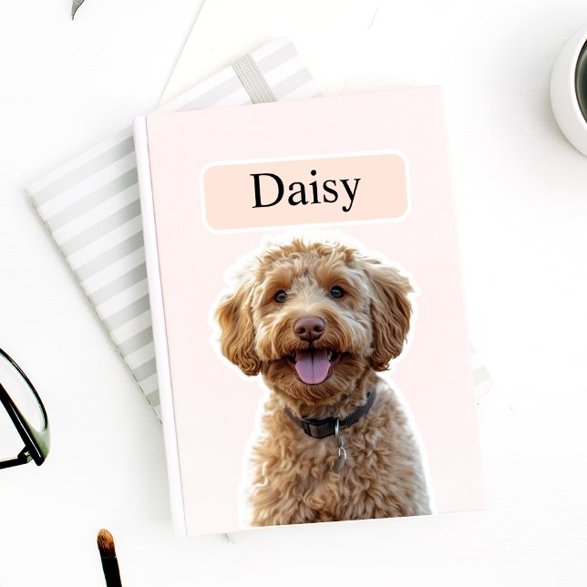 Custom Leopard Print Dog Photo with Name  (Creator Uploaded)