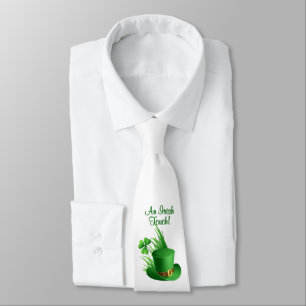 Custom Leprechaun Clove Hat in Grass Tie