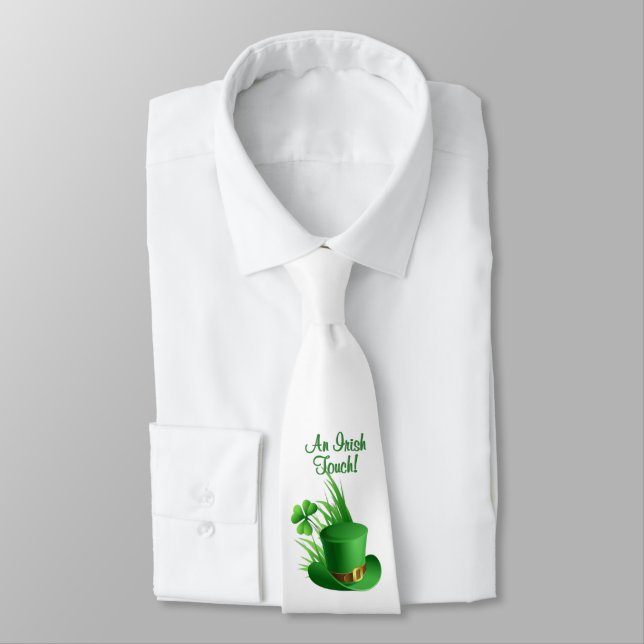 Custom Leprechaun Clove Hat in Grass Tie (Tied)