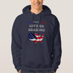 Custom LET'S GO BRANDON Funny Humor FJB Politic Hoodie