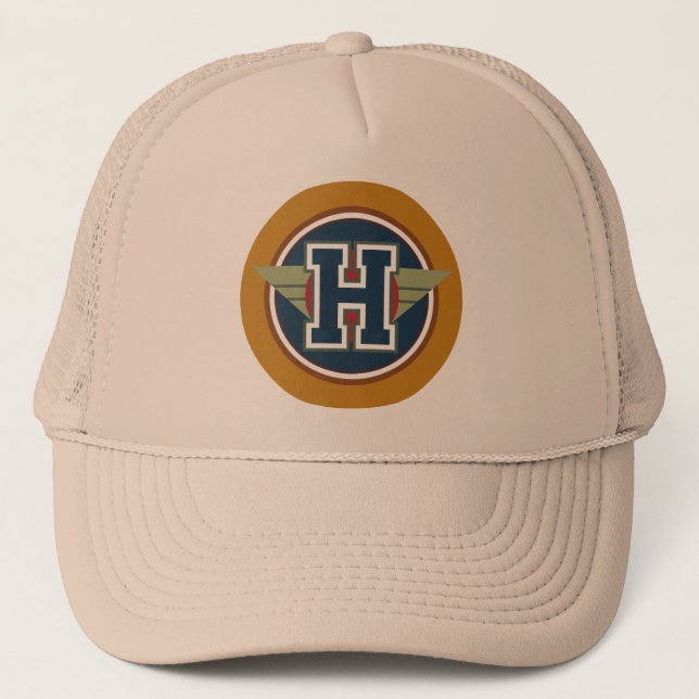 Custom Letter "H" Trucker Hat (Front)