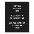 Custom LETTERBOARD sign look Foam Board