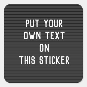 Custom Letterboard Sticker