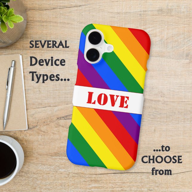 custom LGBTQ+ Rainbow Flag Stripes Pride Month -  (Creator Uploaded)