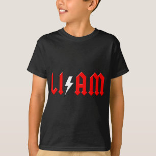 custom LIAM rock and roll shirt