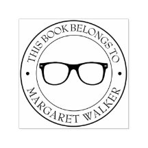 Custom Library Book Stamp - Ex Libris - Bookplate