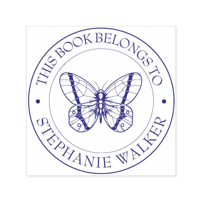 Custom Library Book Stamp - Ex Libris - Bookplate (Design)