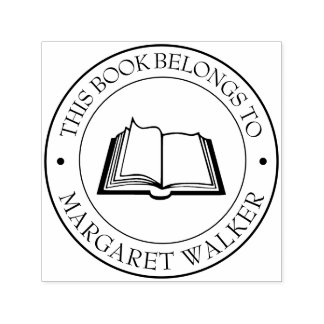 Custom Library Book Stamp - Ex Libris - Bookplate