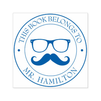 Custom Library Book Stamp - Ex Libris - Bookplate